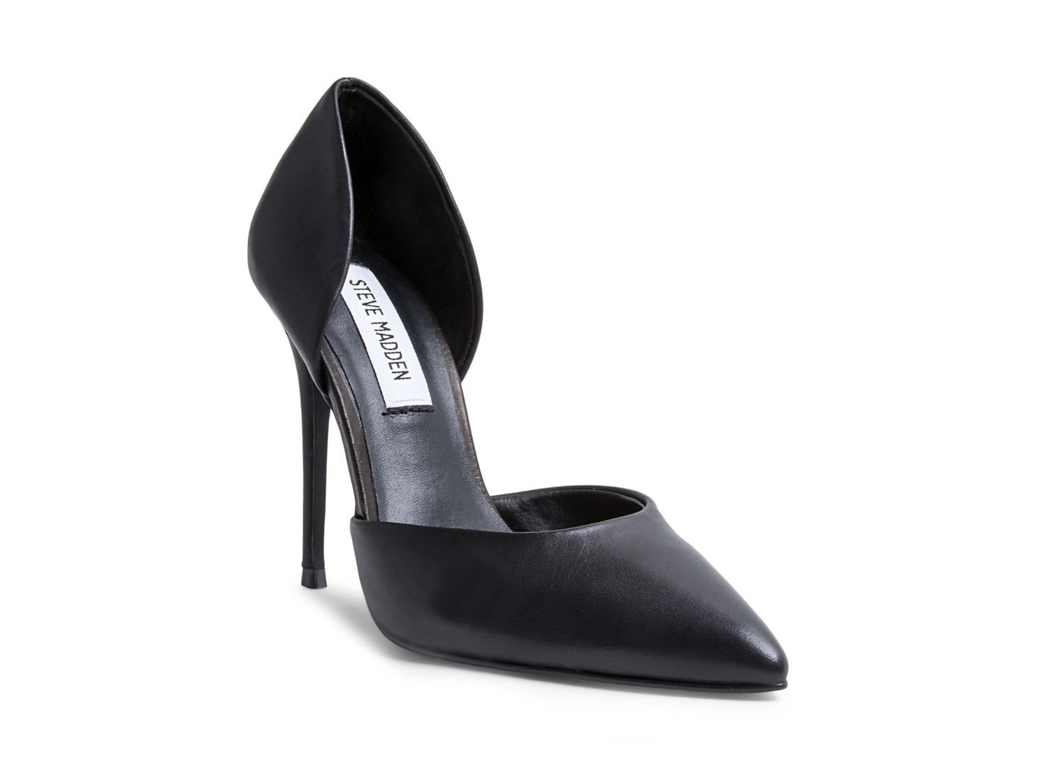 HEIDY BLACK LEATHER - Shoes - Steve Madden Canada