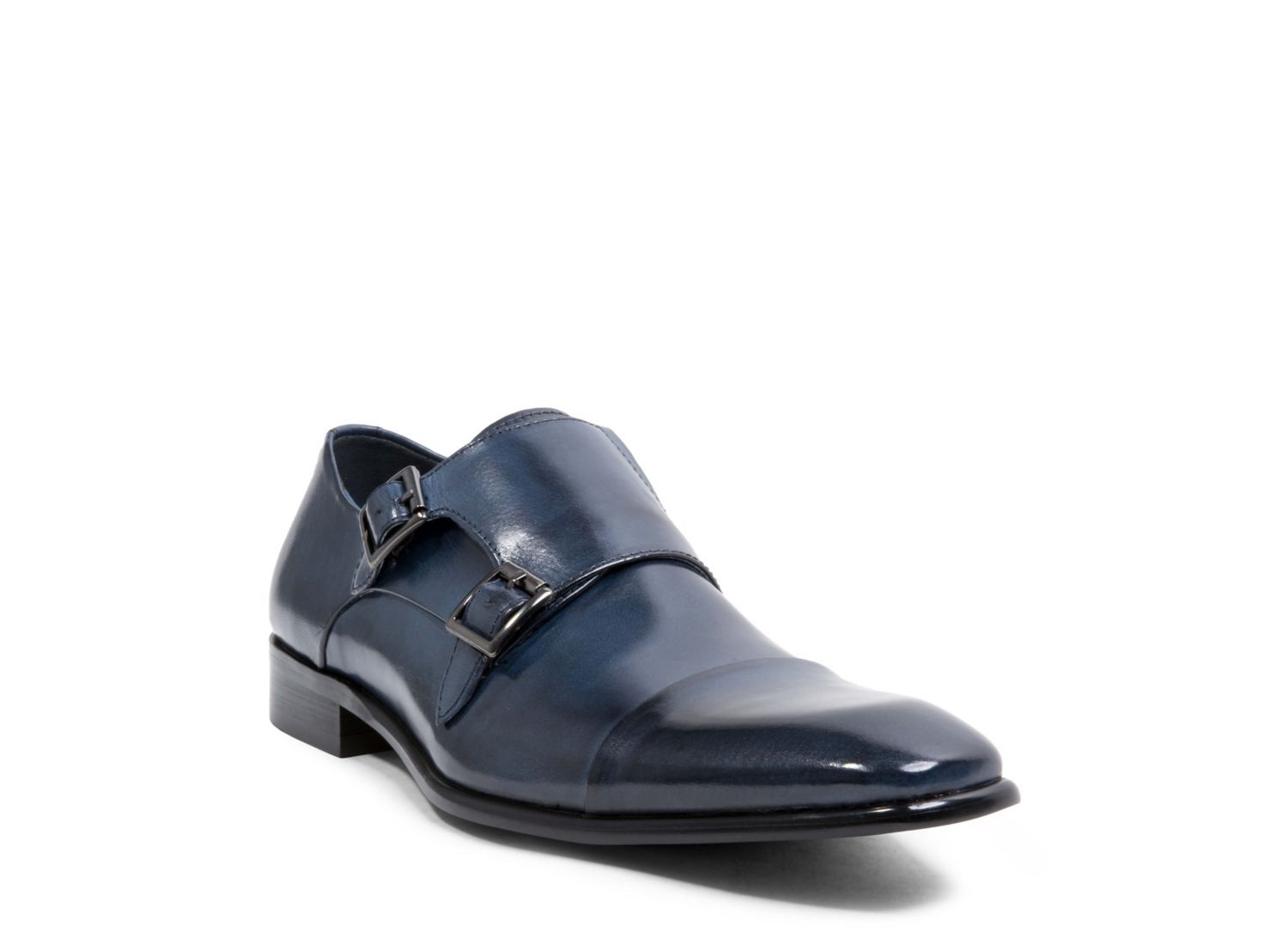 JUNNO BLUE LEATHER - Shoes - Steve Madden Canada