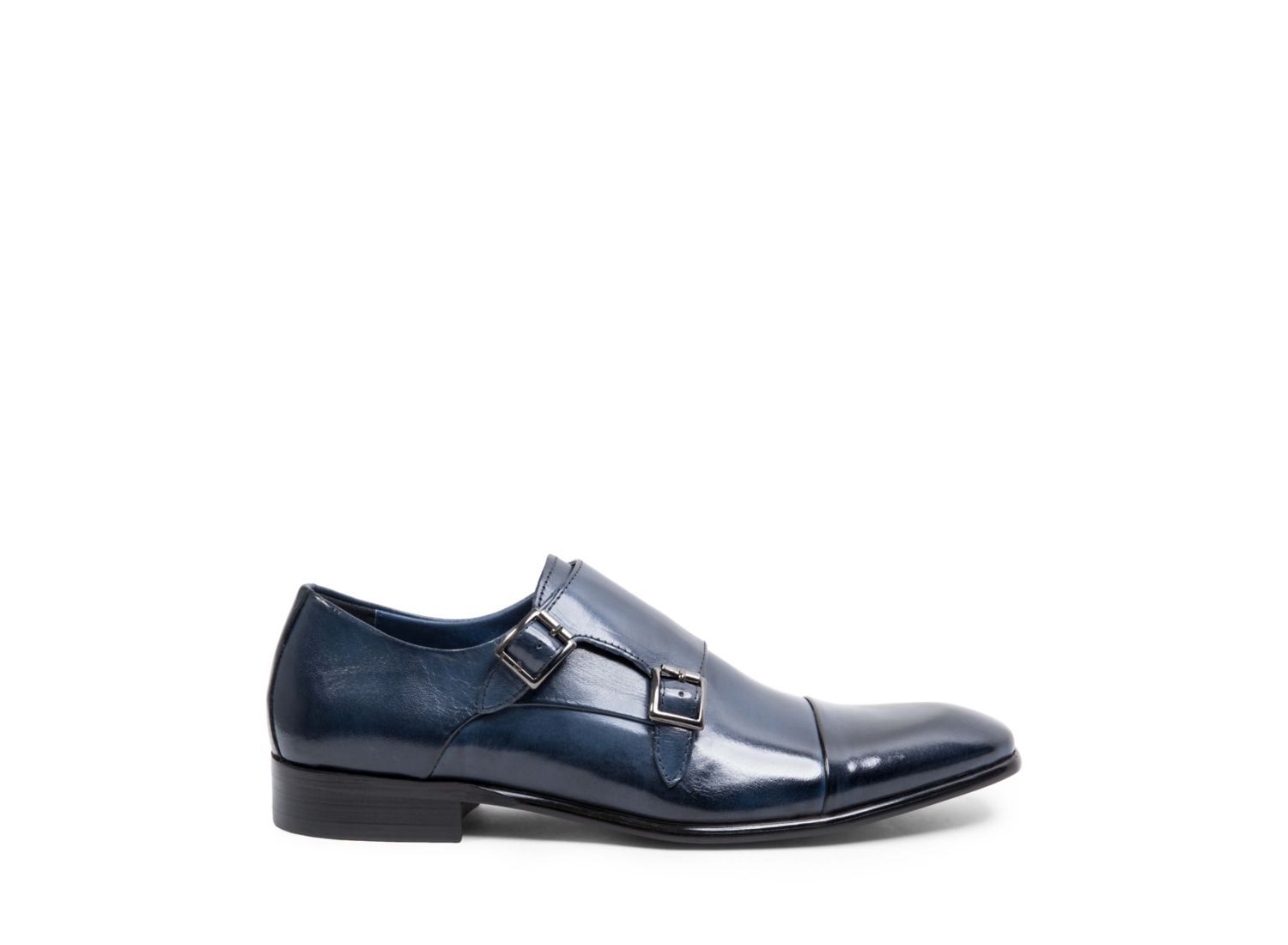 JUNNO BLUE LEATHER - Shoes - Steve Madden Canada