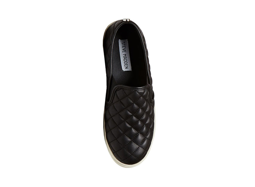 ECENTRIC-Q BLACK LEATHER - Shoes - Steve Madden Canada