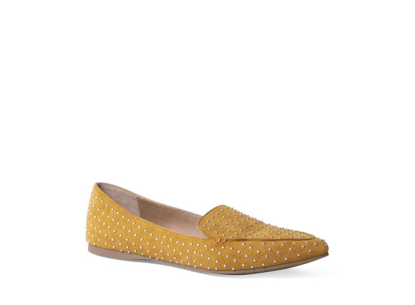FEATHERS YELLOW SUEDE - Shoes - Steve Madden Canada