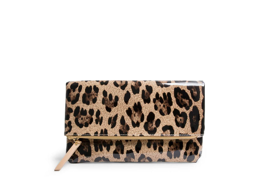 BFOLD LEOPARD PATENT - Handbags - Steve Madden Canada