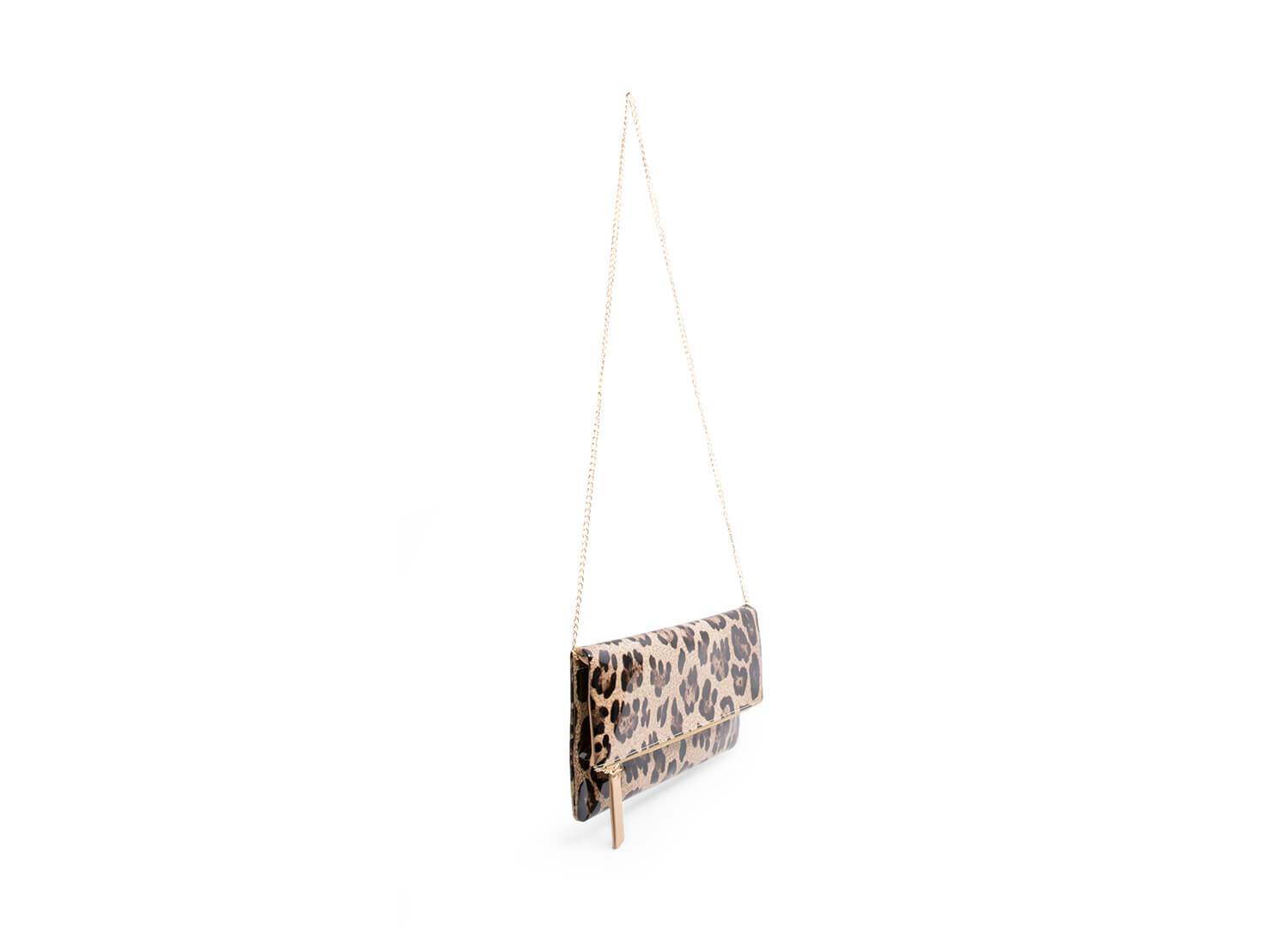 BFOLD LEOPARD PATENT - Handbags - Steve Madden Canada