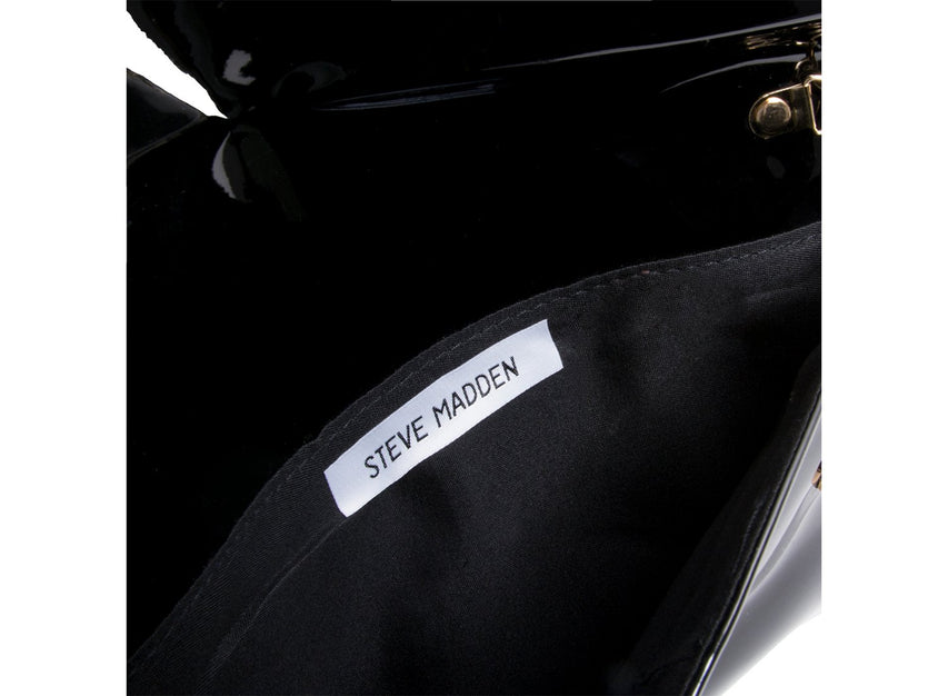 BFOLD BLACK PATENT - Handbags - Steve Madden Canada