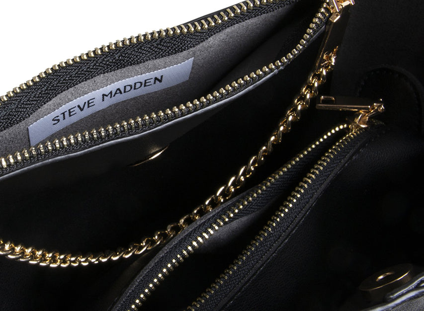 BHANNA BLACK SYNTHETIC - Handbags - Steve Madden Canada