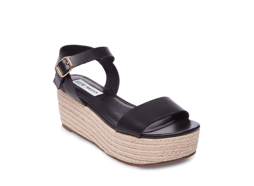 BUSY BLACK LEATHER - Shoes - Steve Madden Canada