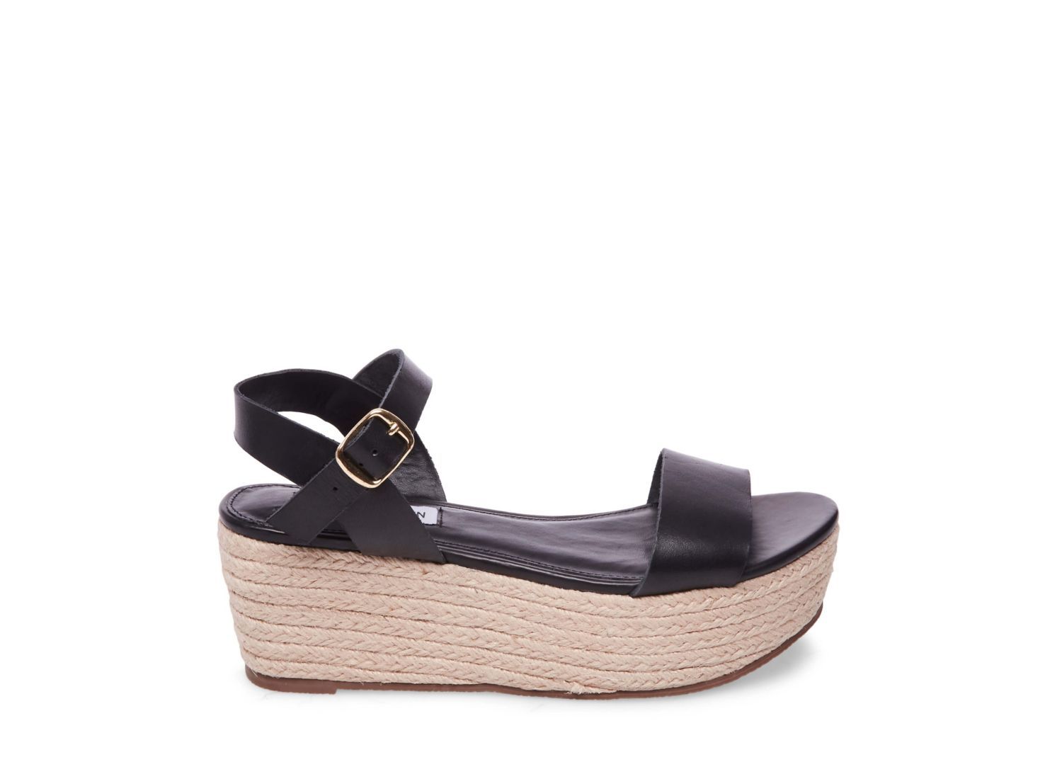 BUSY BLACK LEATHER - Shoes - Steve Madden Canada
