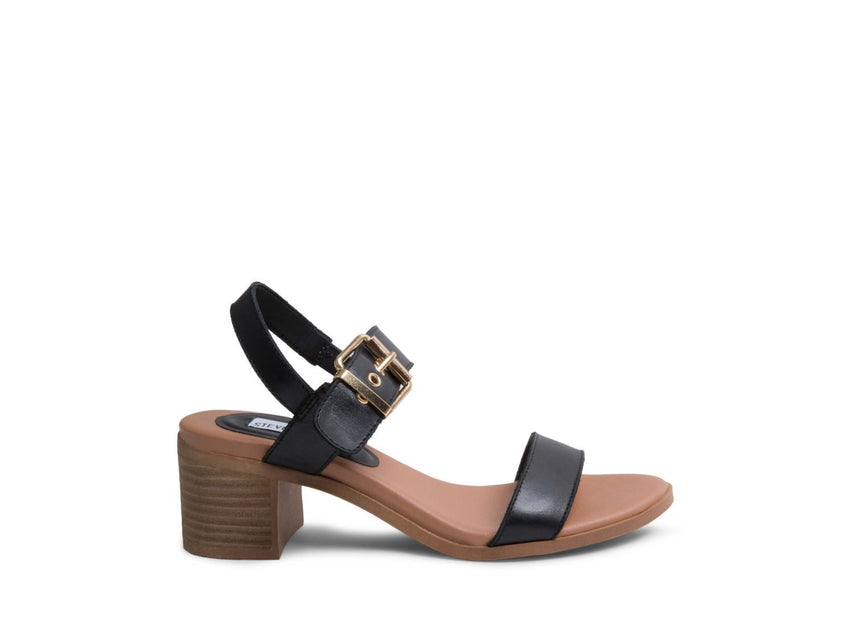 GERLDINE BLACK LEATHER - Shoes - Steve Madden Canada