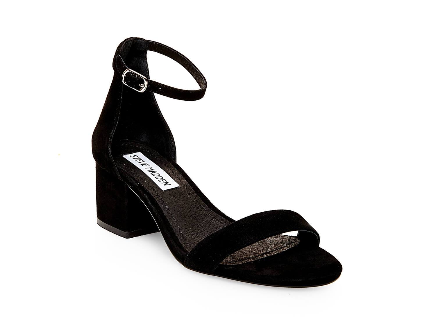 IRENE BLACK SUEDE - Shoes - Steve Madden Canada