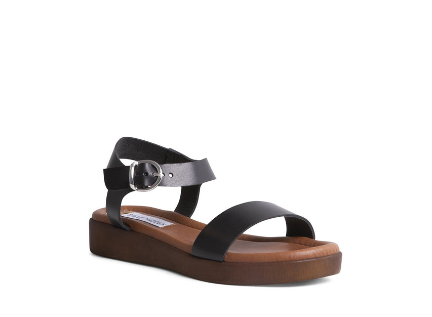 VALIANT BLACK LEATHER - Shoes - Steve Madden Canada