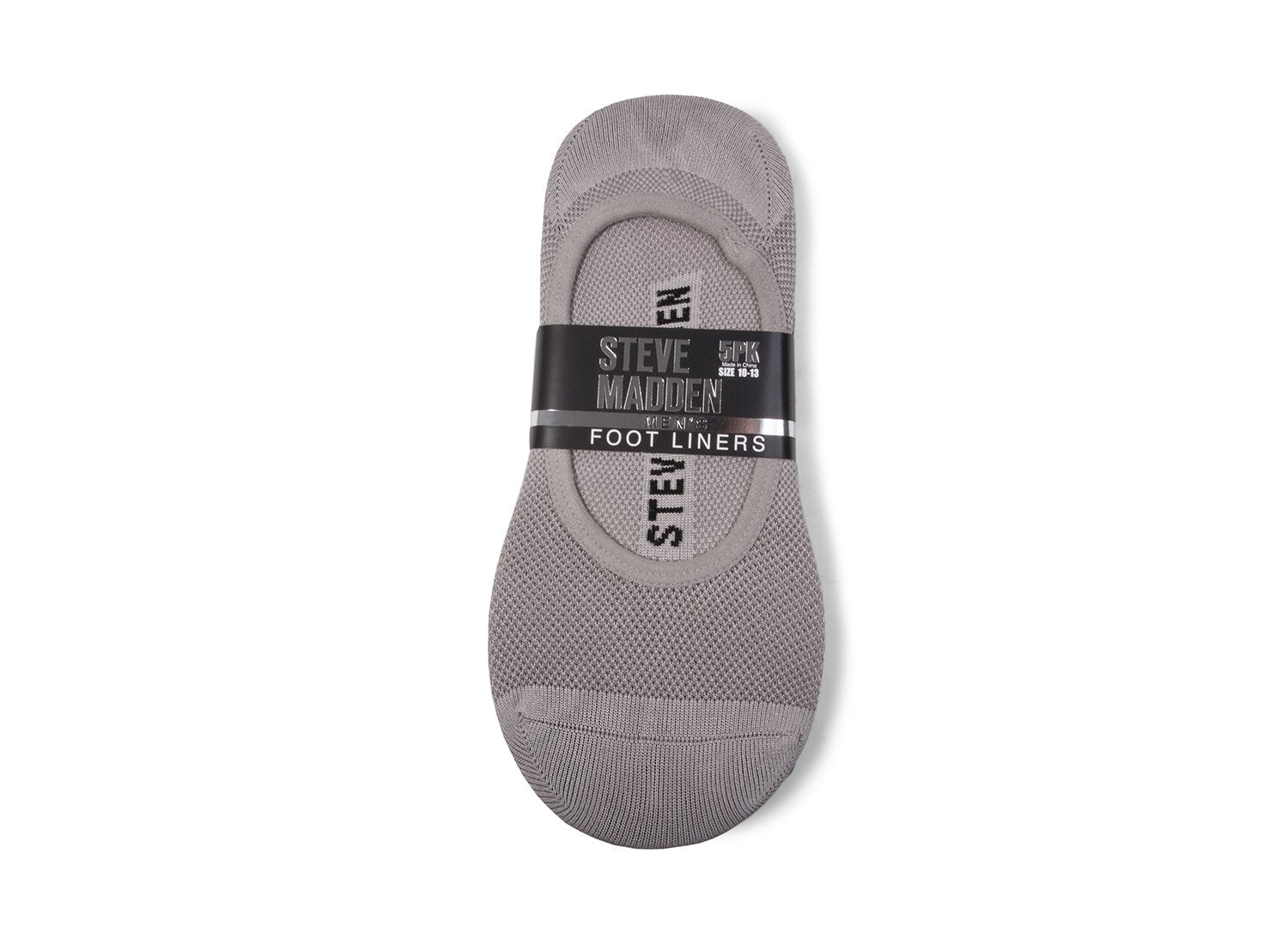 5PK GR-BL-WH FOOTIES BLACK MULTI - Accessories - Steve Madden Canada