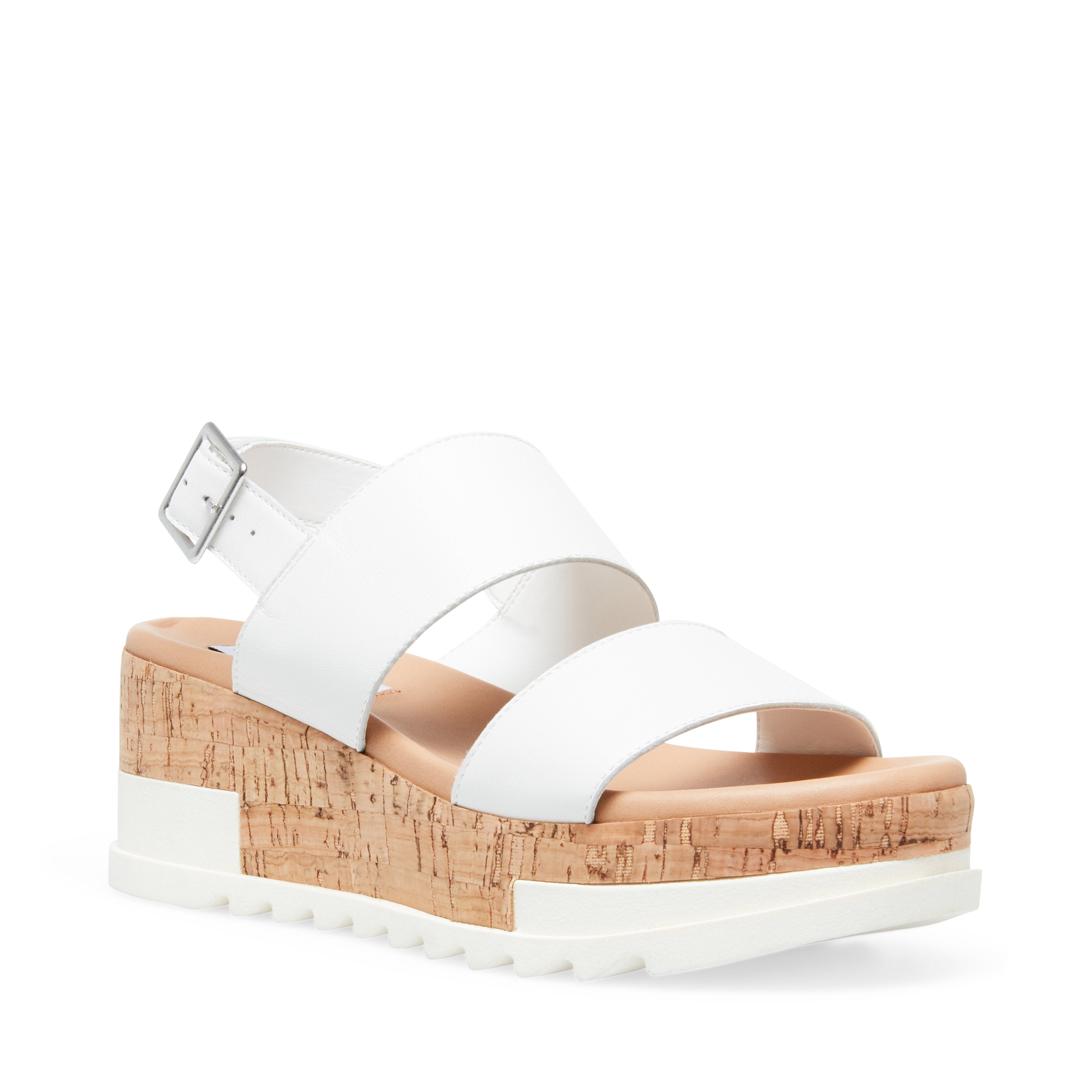 BRENDA WHITE LEATHER - Shoes - Steve Madden Canada