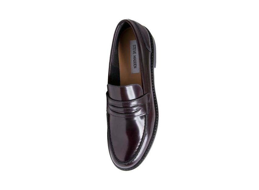 FREEN BURGUNDY LEATHER - Shoes - Steve Madden Canada
