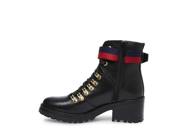 GEORGIANA BLACK LEATHER - Shoes - Steve Madden Canada